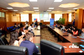 ELSA Galaţi a organizat la Universitatea “Danubius” un eveniment deosebit de important pentru tinerii gălăţeni: Conferinţa naţională cu tema Viziunea diplomatică a tinerilor în contextul ONU ELSA Galaţi a organizat la Universitatea “Danubius” un eveniment deosebit de important pentru tinerii gălăţeni: Conferinţa naţională cu tema Viziunea diplomatică a tinerilor în contextul ONU