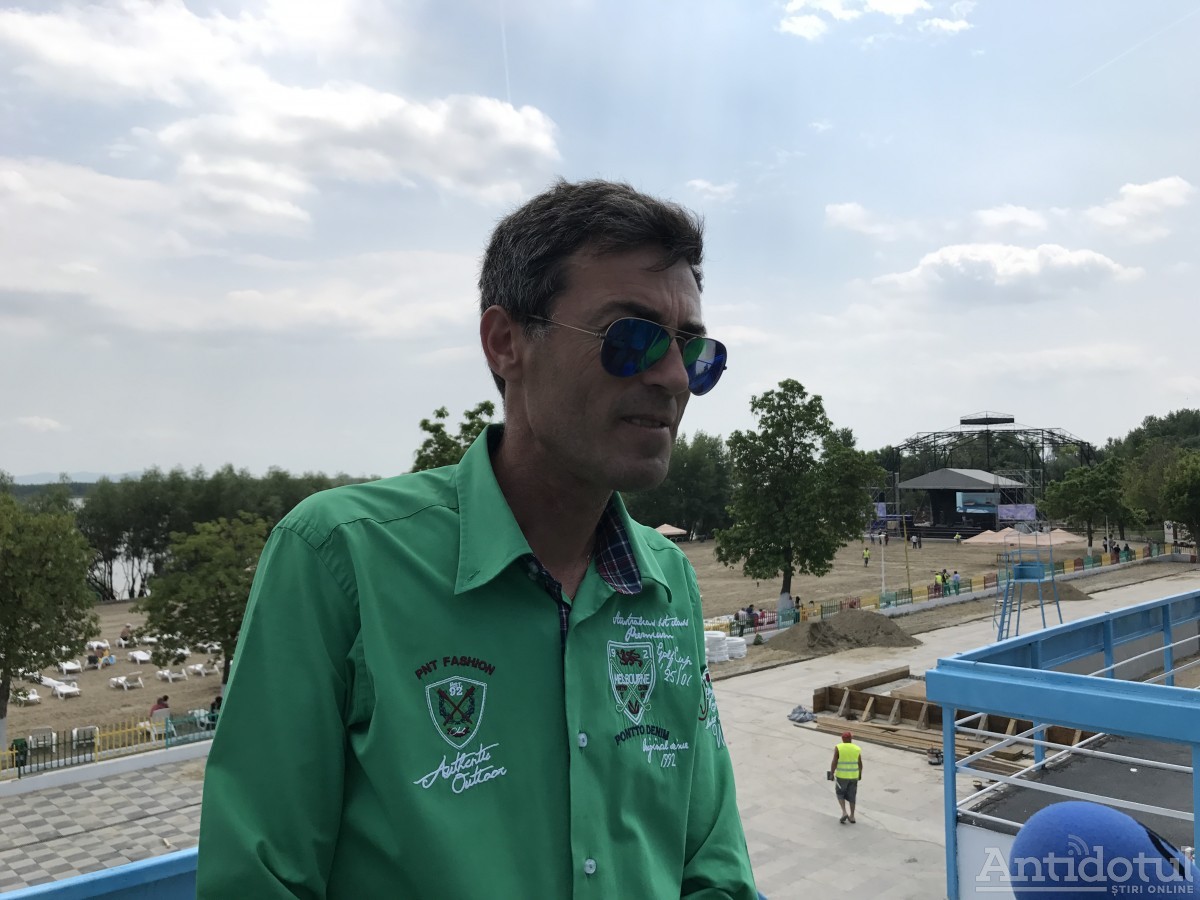 Neculai Gălățanu promitea anul trecut că va aduce investiții de 6,3 milioane de euro la Plaja Dunărea