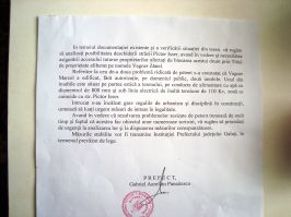 Abuzul a fost dovedit şi de fostul prefect Panaitescu