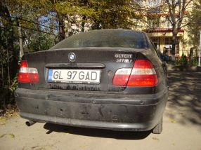 Primul exemplar marca Oltcit-BMW, după cum se poate observa, are numere de Galați