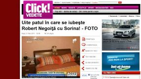 Un articol despre un pat în care niște nimeni din România obișnuiesc să facă sex
