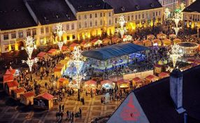 Cam așa arată Tîrgul de Crăciun din Sibiu