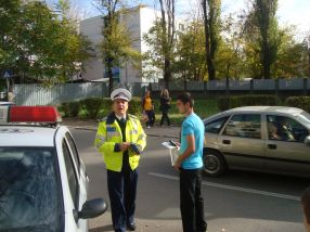 Șoferul de pe Dacia break s-a disculpat în fața polițiștilor de la Rutieră