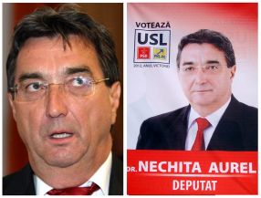 Candidatul Aurel Nechita, prelucrat în Photoshop