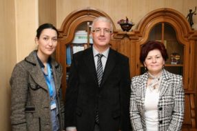 Asist. univ. dr. Adriana Popoiu, prof. univ. dr. Akif Çukurçayir și prof. univ. dr. Vasilica Negruț