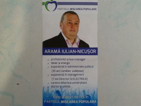 Iulian Aramă a început să se insinueze în cutiile poștale ale cetățenilor cu drept de vot