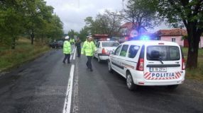Șoferul care a făcut accidentul a fugit și s-a predat la sediul IPJ Galați