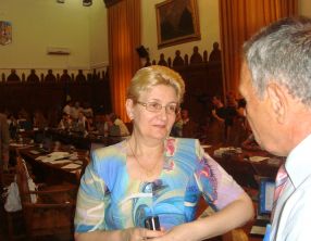 Scaunul vicelui liberal Tania Bogdan a încins spiritele în ședința de astăzi a CJ Galați
