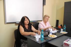 Președintele SIP Galați, Lidia Antoniu si vicepreședintele Ilenuța Vasiliu