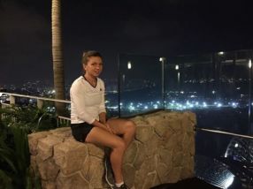 Simona Halep a ajuns în Singapore și s-a tras în poză