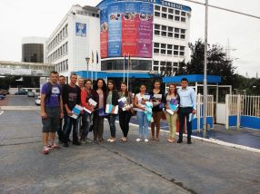 Universitatea ”Danubius” a fost vizitată, la sfîrșitul săptămânii trecute, de un grup de 22 de studenți din Cahul
