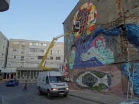 Conceptul de street art a ajuns și la Galați