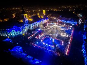Sibiul a fost împodobit pentru Tîrgul de Crăciun 2016