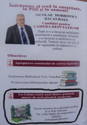 Minciunile electorale ale PSD Galati, prin vocea candidatului Nicolae Bacalbasa