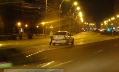 Polițiștii cu radarul GL 07 UAV, prinși la pîndă la Potcoava, „noaptea, ca hoții” (foto)