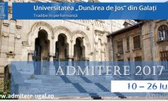 Încep înscrierile pentru "Admiterea 2017" la Universitatea „Dunărea de Jos” din Galați