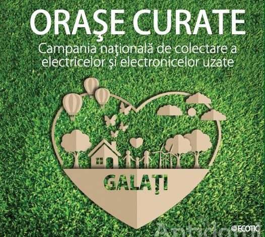 În 2018, campania ECOTIC Orașe Curate ia startul la Galați