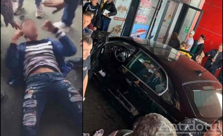 Recidivistul care a lovit intenționat 10 persoane și a încercat să intre cu mașina în mall-ul din Brăila a ajuns, în sfârșit, după gratii