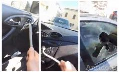 VIDEO/"Ia, Salvini, maşină. Ia!". Un brăilean şi-a făcut praf maşina în Italia, de faţă cu Poliţia!