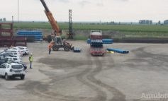 Accident de muncă la șantierul podului peste Dunăre de la Brăila