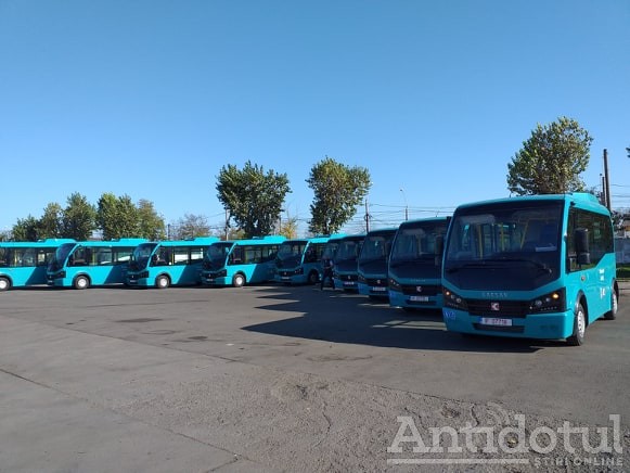 VIDEO S-a spart țeava cu autobuze. 60 de autobuze noi ajung la Galați în doar câteva zile