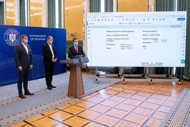 De mic politician George Stângă se lăuda cu proiectele lui Costel Fotea