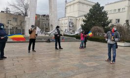 Vânzătorii de mărțișoare au protestat la Galați