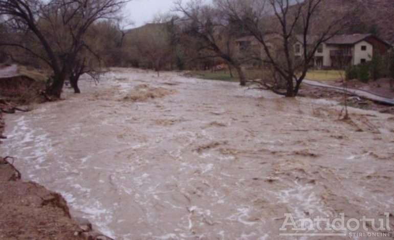 Pericol de inundații în județul Galați. Cod galben și cod portocaliu, până joi