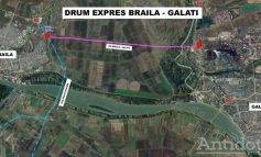 Imagini din dronă ale Drumului Expres Galați-Brăila. Utilajele nu lucrează VIDEO