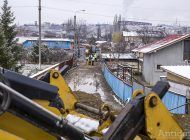 Minune de sărbători: s-au reluat lucrările la rețelele de apă și canalizare din cartierele Barboși și Filești