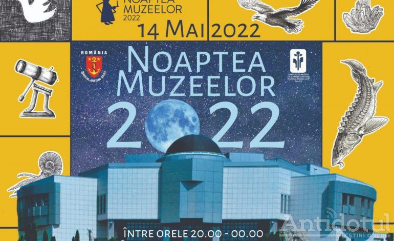 UPDATE/Noaptea, ca intelectualii! Muzeele din Galați vor fi deschise pentru o nouă ediție a evenimentului Noaptea Muzeelor