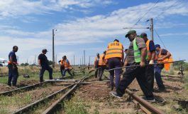 Calea ferată dintre Ucraina și Galați, modernizată cu muncitori din alte județe