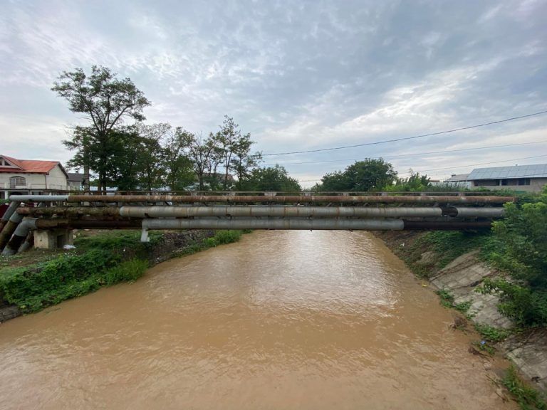Mai multe râuri din județul Galați ar putea provoca inundații
