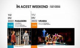 În acest weekend la Teatrul Dramatic „Fani Tardini”: PASAGERII | VRABIA