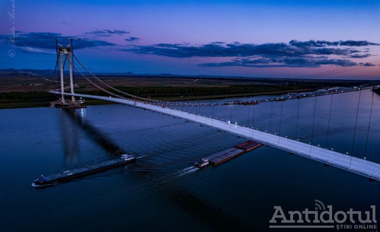 Vești proaste despre deschiderea în 2022 a podului peste Dunăre: șeful CNAIR este pesimist, constructorul ar vrea în 2025