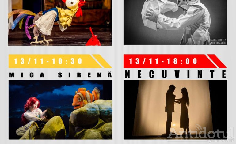 Spectacolele lunii noiembrie la Teatrul ”Gulliver”
