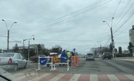 Cea mai aglomerată intersecție din orașul Galați va fi blocată parțial