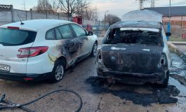 O mașină cu instalație GPL a luat foc pe Drumul de Centură