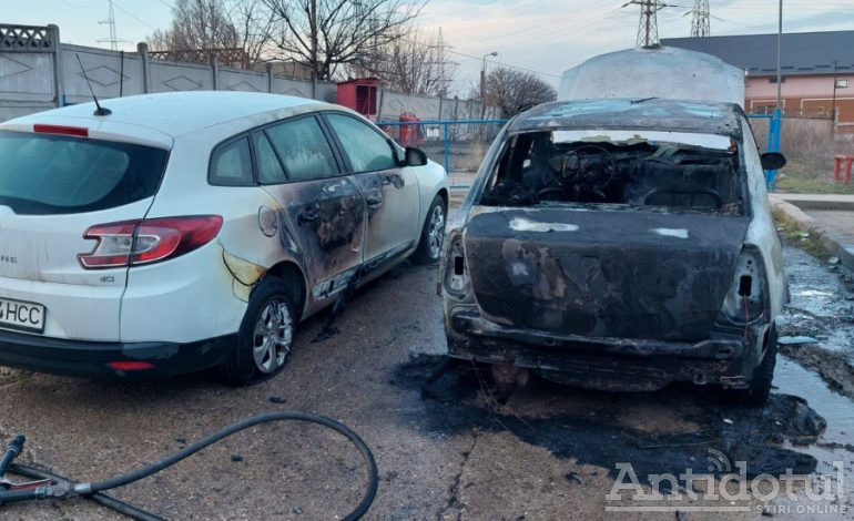 O mașină cu instalație GPL a luat foc pe Drumul de Centură