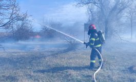 VIDEO/Incendiu de proporții la Brateș. Flăcările s-au întins pe o suprafață de 15 hectare