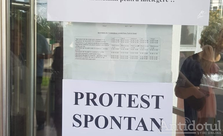 Protest „spontan” la finanțe. Activitatea ANAF este dată peste cap