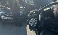 VIDEO Accident grav la Cuza Vodă. O șoferiță din Focșani a băgat opt oameni în spital, inclusiv patru copii