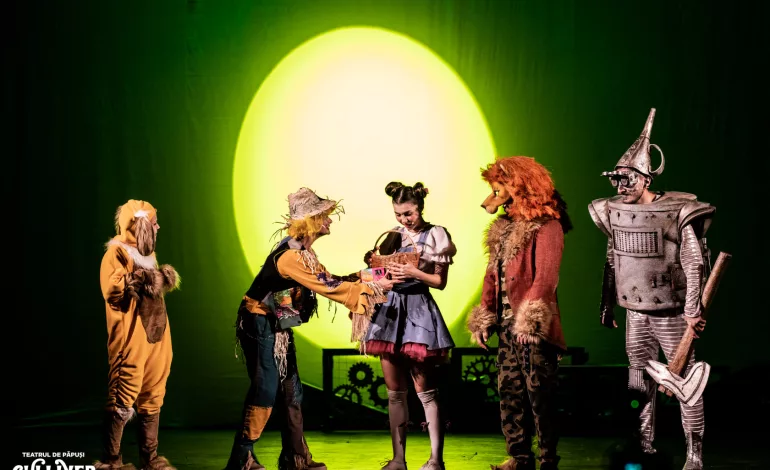 Spectacolul ”Vrăjitorul din Oz” și un mesaj de suflet pentru cei mici și pentru cei mari