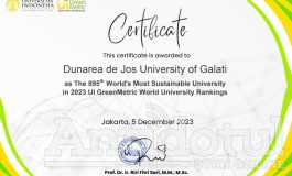 UDJD în Topul mondial al universităților prietenoase cu mediul înconjurător