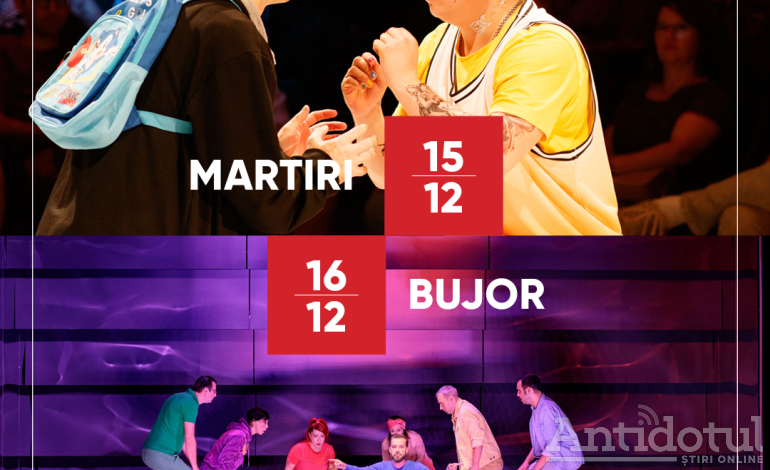 În acest weekend la Teatrul Dramatic „Fani Tardini”: MARTIRI | BUJOR