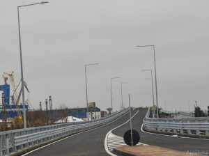 Un pod a apărut peste noapte în orașul Galați