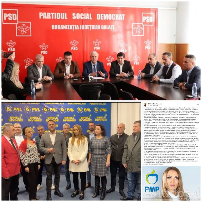 PMP Galați a fost împărțit frățește de PSD și PNL înainte de alegeri