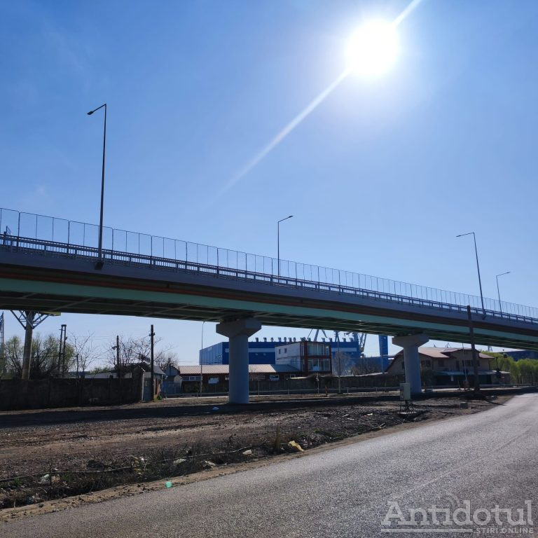 Cum arată noul pod de la ieșirea din orașul Galați