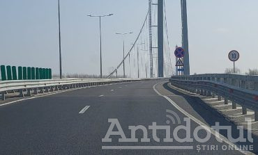 Podul cel nou de la Dunăre este din nou reparat. Mâine, în zonă va avea loc o mare ceremonie electorală