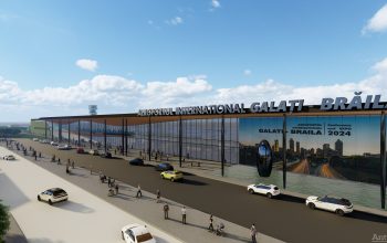 VIDEO: Aeroportul de la Galați - Brăila a trecut într-o nouă etapă. S-a mutat de pe capotă în videoproiectorul de la CJ